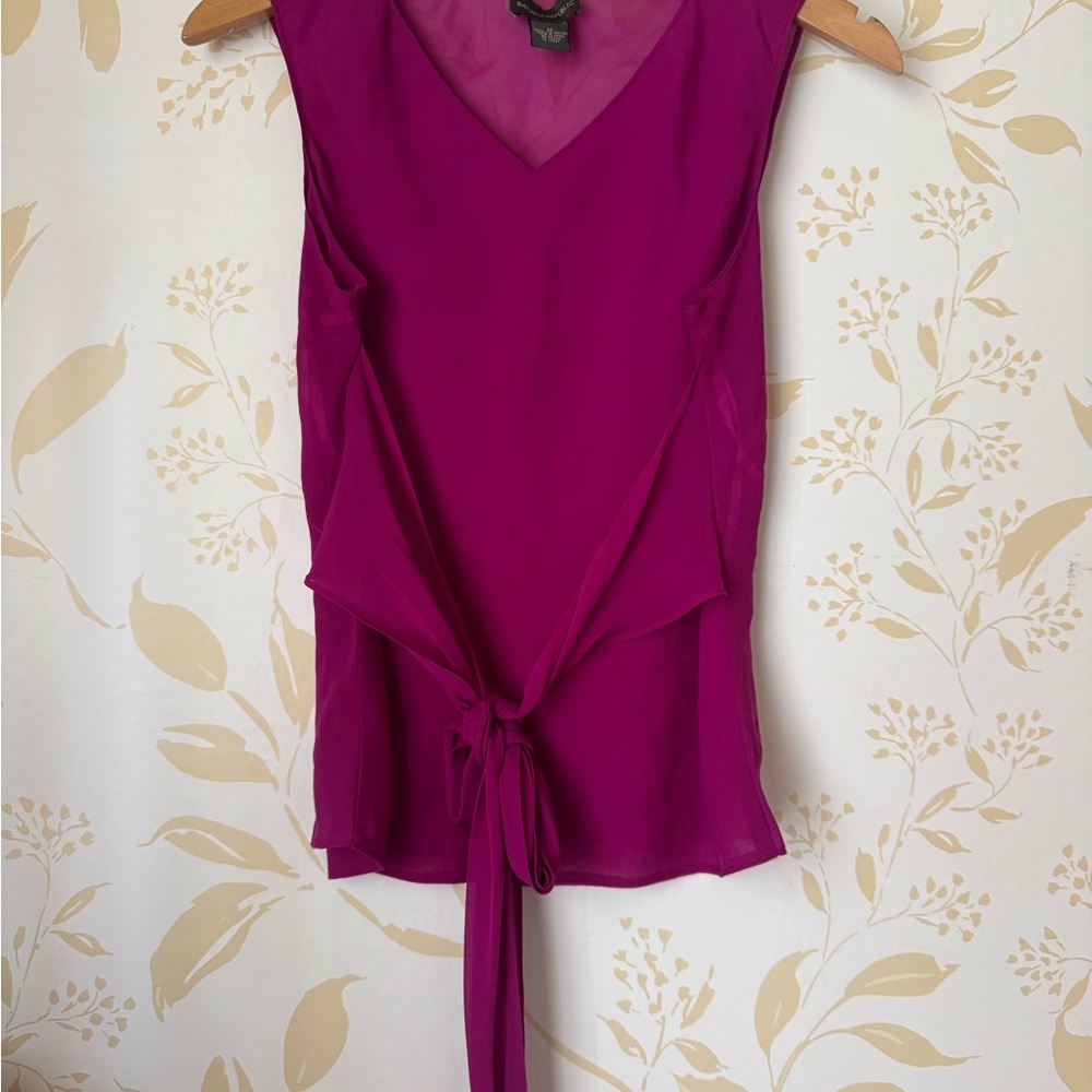 Set of 2 Banana Republic Tank Tops Pink & Purple Womens sz Medium